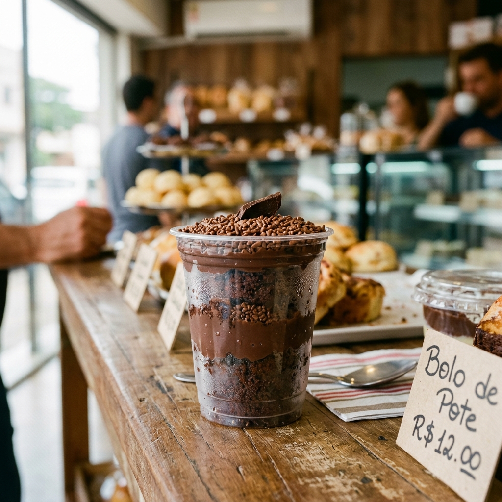 Bolo de Pote Brigadeiro Artesanal da Didi